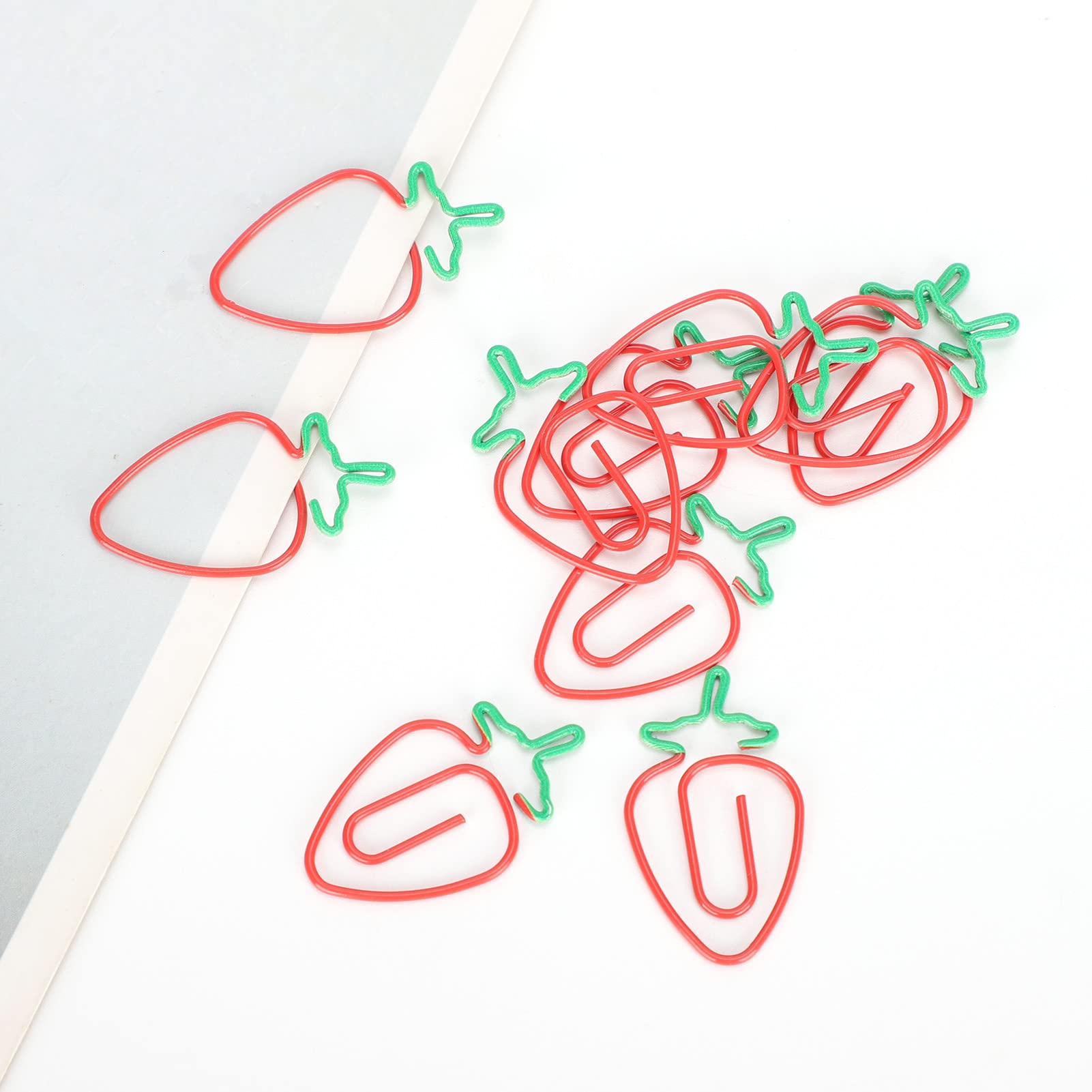 Amazon.com: Strawberry Paper Clips 20pcs, Colorful Paperclips Cute
