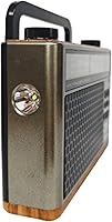 Vista 4 de QFX Radio recargable Bluetooth vintage RETRO-1937
