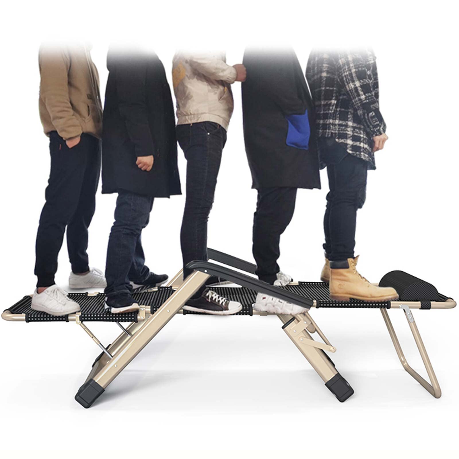Sedia a sdraio extra large Zero Gravity per persone pesanti leggera reclinabile per giardino, spiaggia e prendere il sole, supporta fino a 300 kg