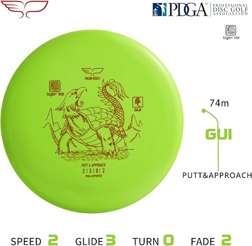 Miniatura 4 de Yikun - Juego de dados de golf de disco de 150 a 5.64 oz, incluye controlador de disco de golf, rango medio, juego de iniciación de golf de disco de