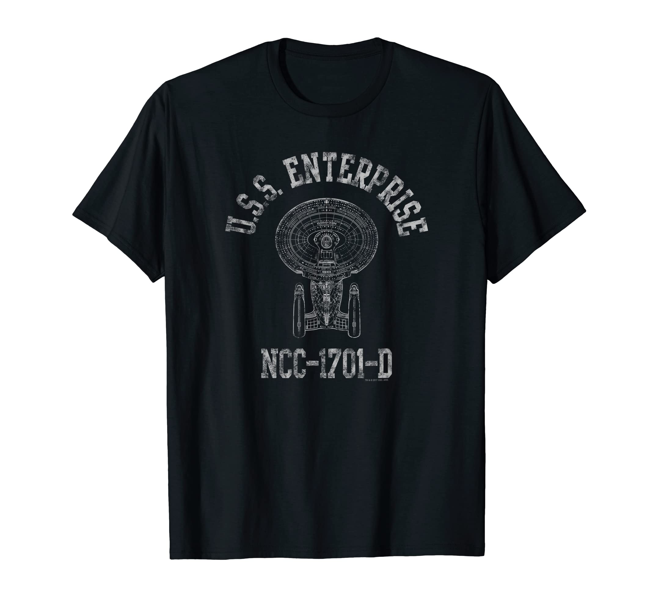 Star Trek Enterprise D Athletic T-ShirtOEKO-TEX STANDARD 100