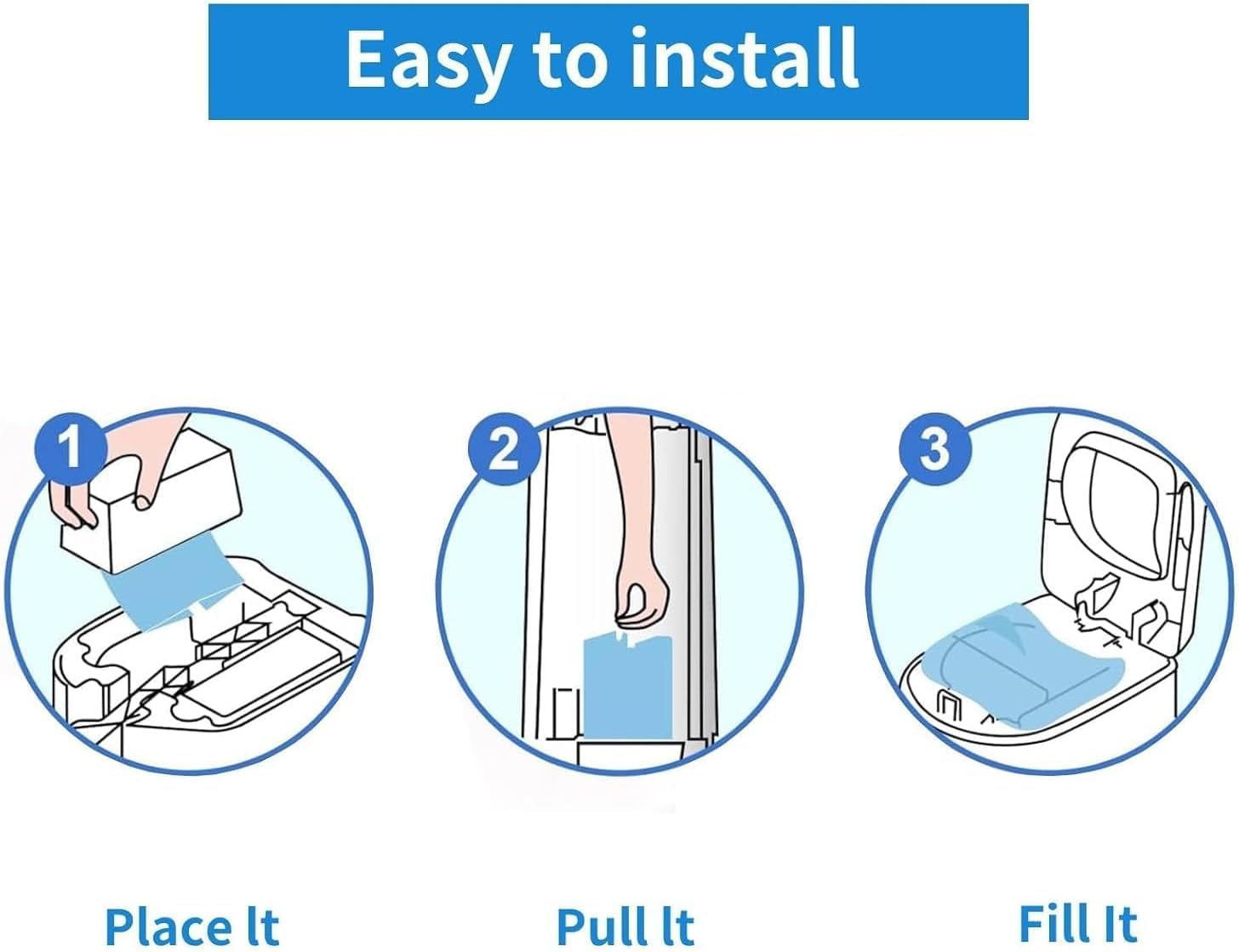 Bolsas de recambio Easy Roll compatibles con los cubos Genie Easy Roll Signature y Platinum, cada 30 bolsas tiene capacidad para hasta 1410 pañales para recién nacidos, tecnología de barrera de olores