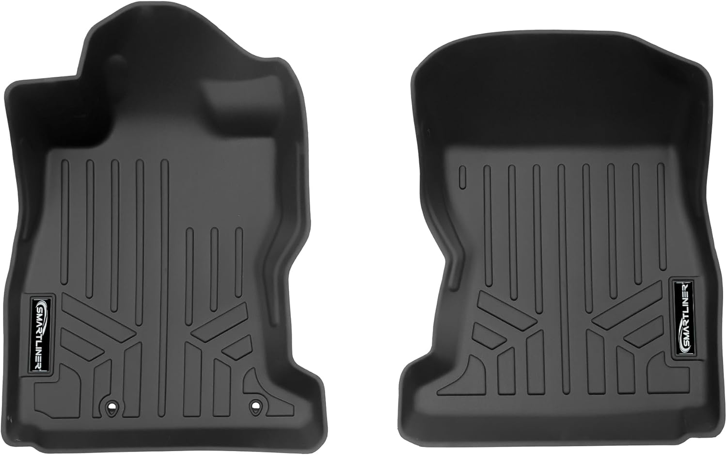 SMARTLINER All Weather Protection Custom Fit 2 Row Floor Mat Liner Set Compatible with 2022-2025 Subaru WRX