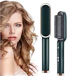 Escova de Alisar, Pentear e Modelar Cabelos 4 em 1-45 Watts de Potenência, Modeladora Anti-Frizz Bivolt - Ideal para Penteados e Modelagem Rápido em Casa