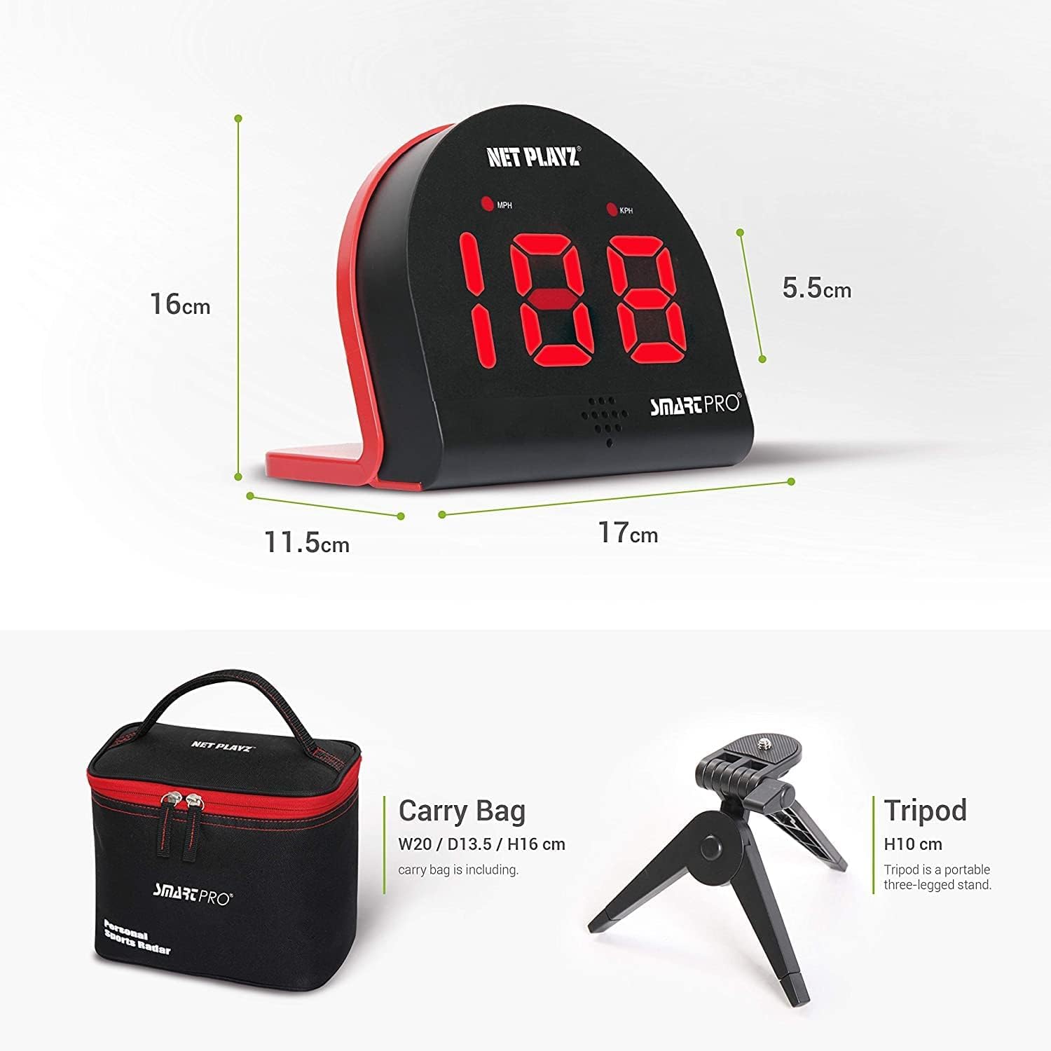 Softball Radars, Speed Sensors Training Equipment (Hands-Free Radar Guns, Pitching Speed Guns | Softball Gifts, High-Tech Gadget & Gear for Softball Players