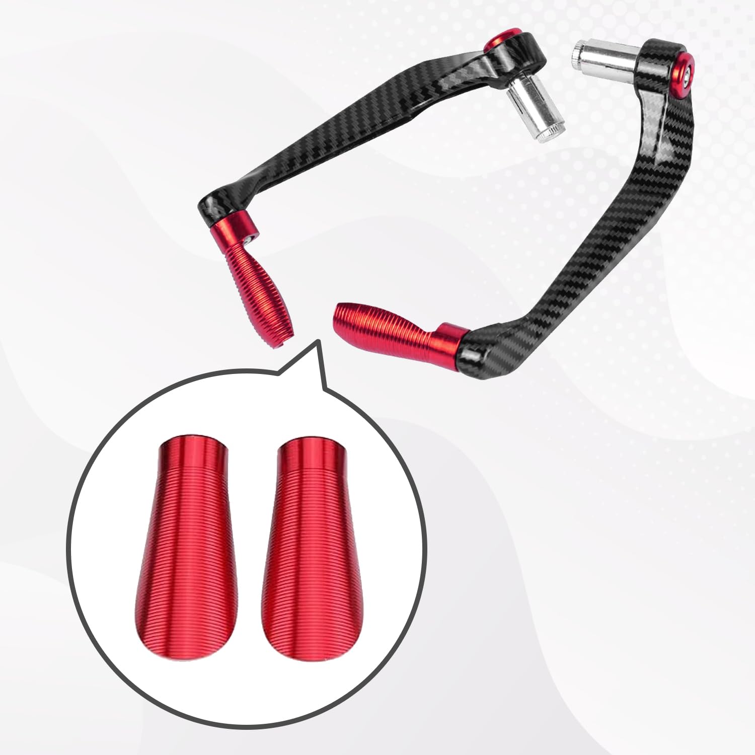 SORAX Motorbike 7/8 CNC Carbon Handlebar Brake Clutch Lever