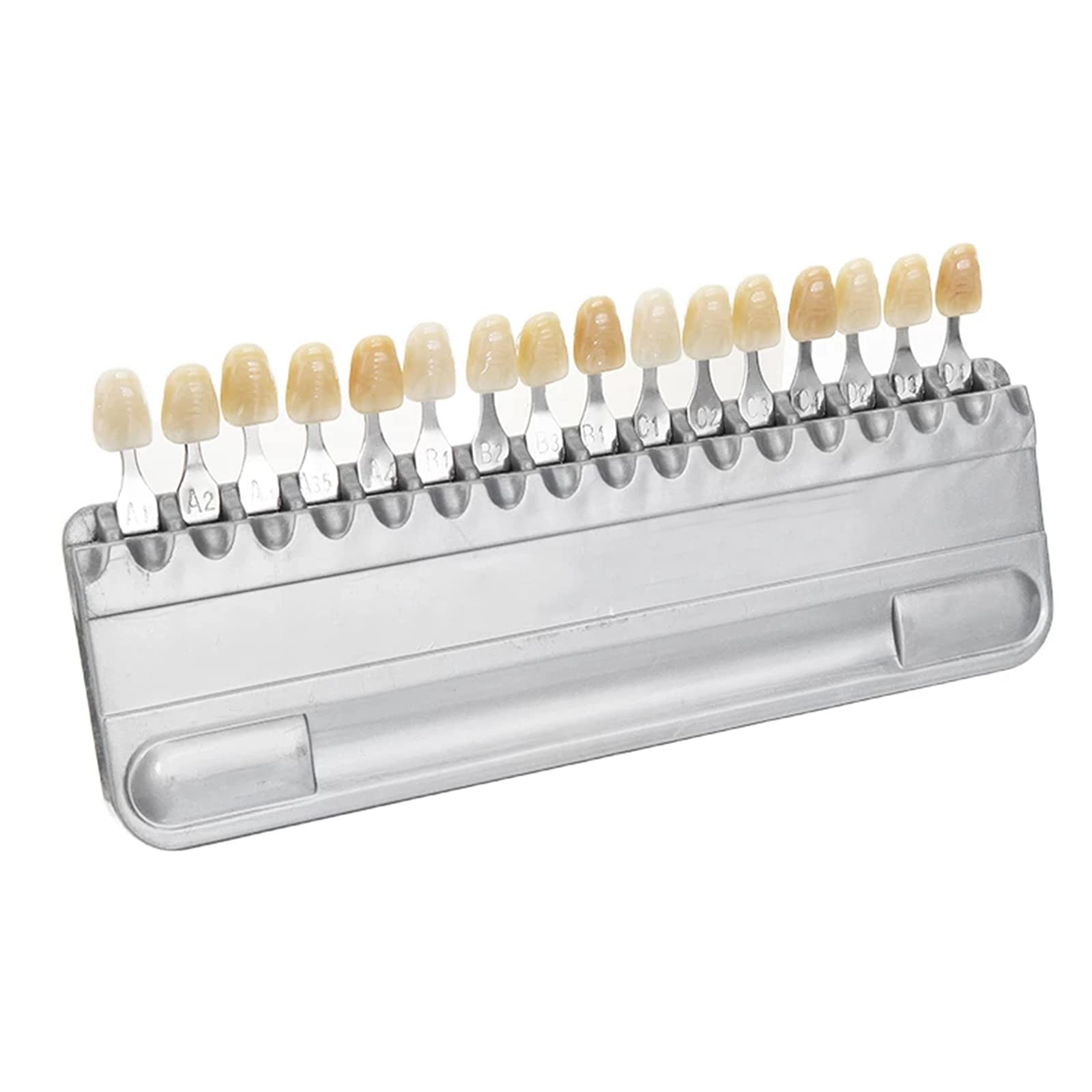 3D Dentist Teeth 16 Color Model Card Teeth Whitening Porcelain 16 Color Shade Guide Cold Light Teeth White Bleaching Dental Plat