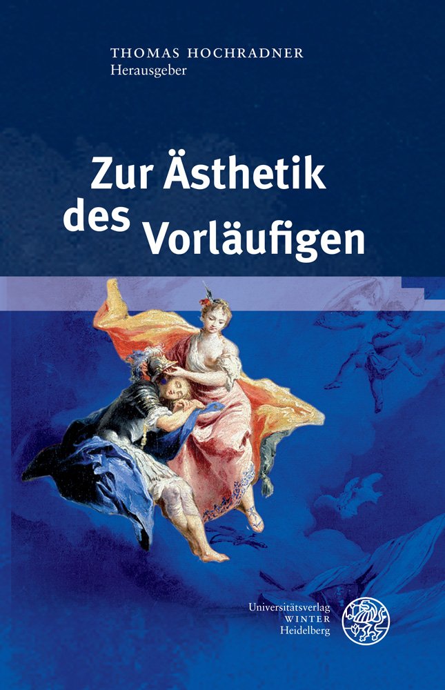Zur Asthetik Des Vorlaufigen bel ouvrage de réflexion artistique pour collectionneurs exigeants