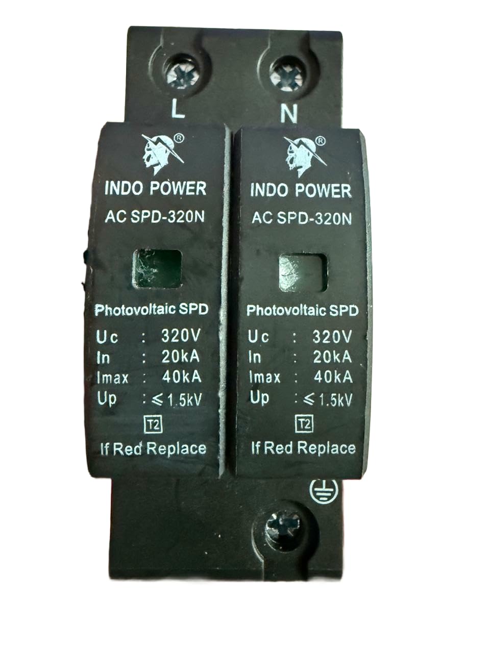 Power Solar PV Surge Protection Device, 1000V AC/DC SPD, 2P/3P Lightning Arrester for Inverters and DC Panels (AC SPD 2-POLE, 1)-image-23