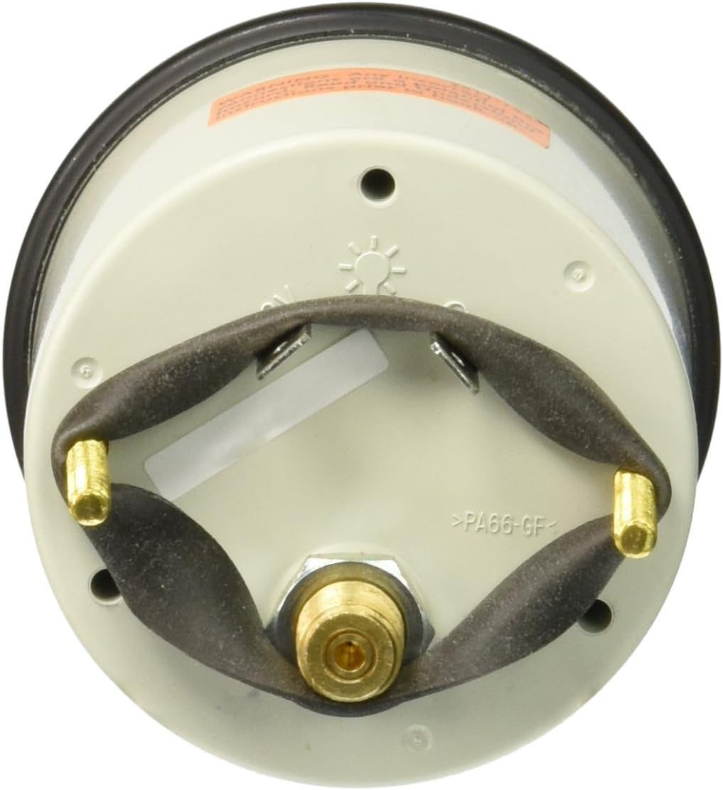 Auto Meter 7808 Phantom II 2-5/8" 30 in Hg.-45 PSI Mechanical Boost-Vacuum Gauge
