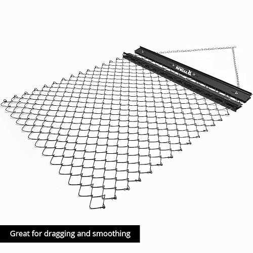 Miniatura 6 de Titan tapete de malla de acero de arrastre para nivelar de 4 pies x 5 pies