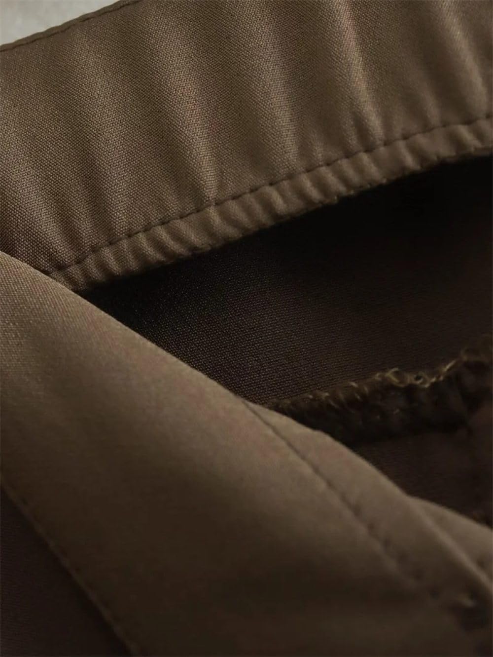 Jupe Courte Femme - Jupe-Short Asymétrique Taille Haute pour Femmes, Fermeture Éclair Au Dos, Élégante, Solide, Slim, pour Le Bureau