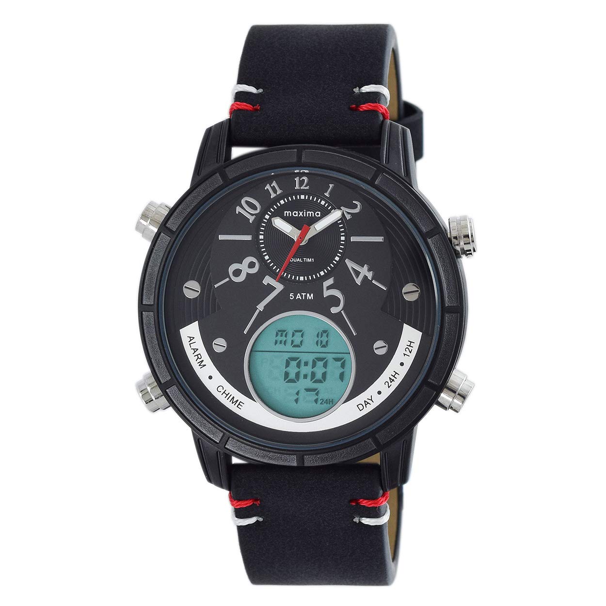 Maxima Analog-Digital Black Dial Mens Watch - 60330LMAB (B0852K9DPY) Amazon Price History, Amazon Price Tracker