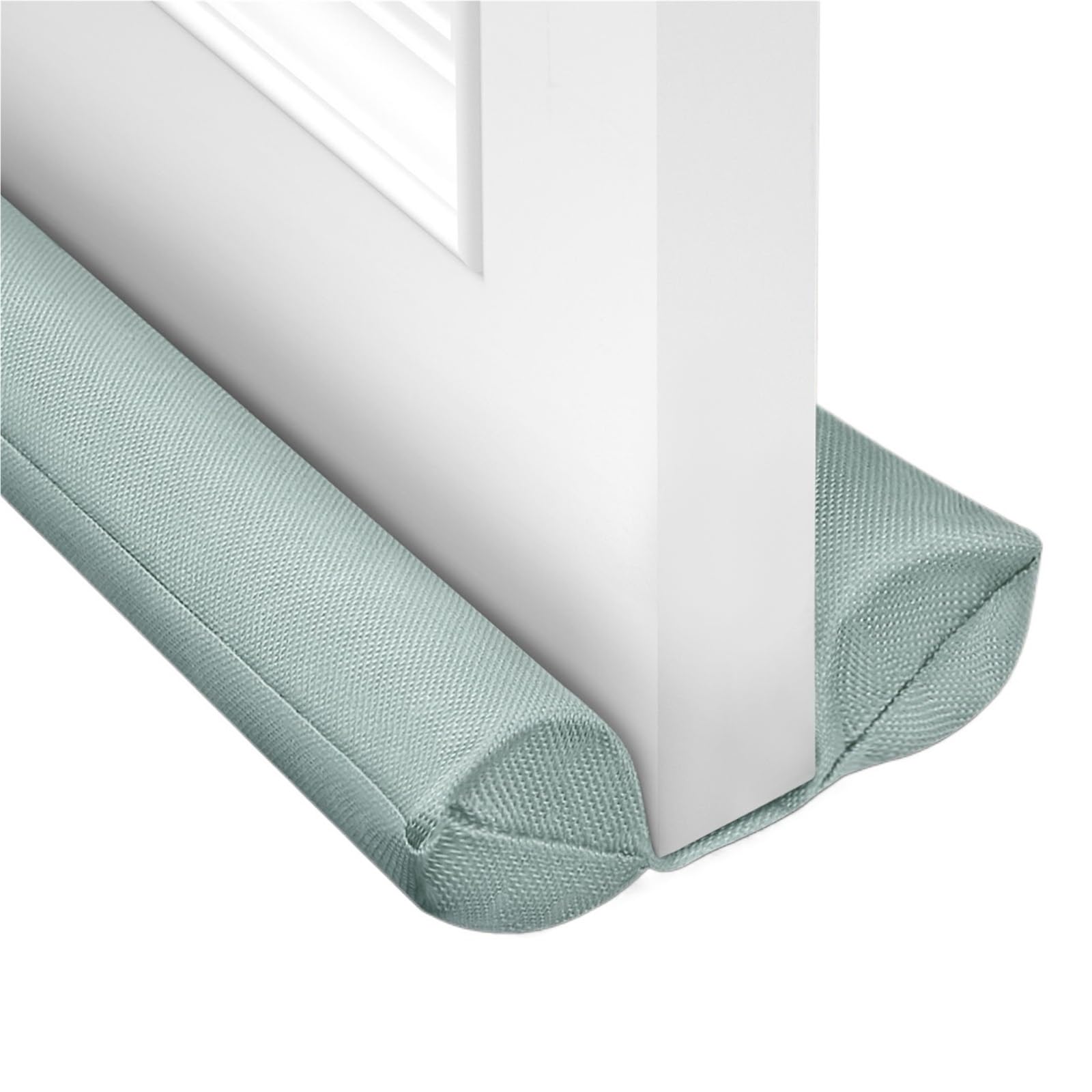 Draft Excluder For Doors Multicolor Door Seal Strip Door Draft Stopper For Bottom Blocker Noise Blocker Adjustable Twin Door Sealing Strip(Green,3 sets)