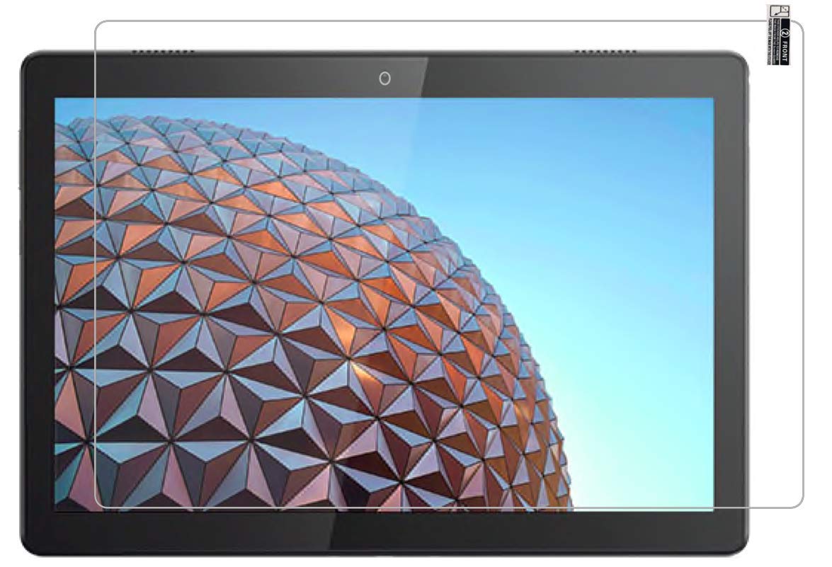 armour guards 9h pet screen protector full screen coverage (except edges) for lenovo tab m10 fdh rel (10.1 inch) (compatible with byju's tablet) with installation kit, covers full screen (except edges) (transparent)