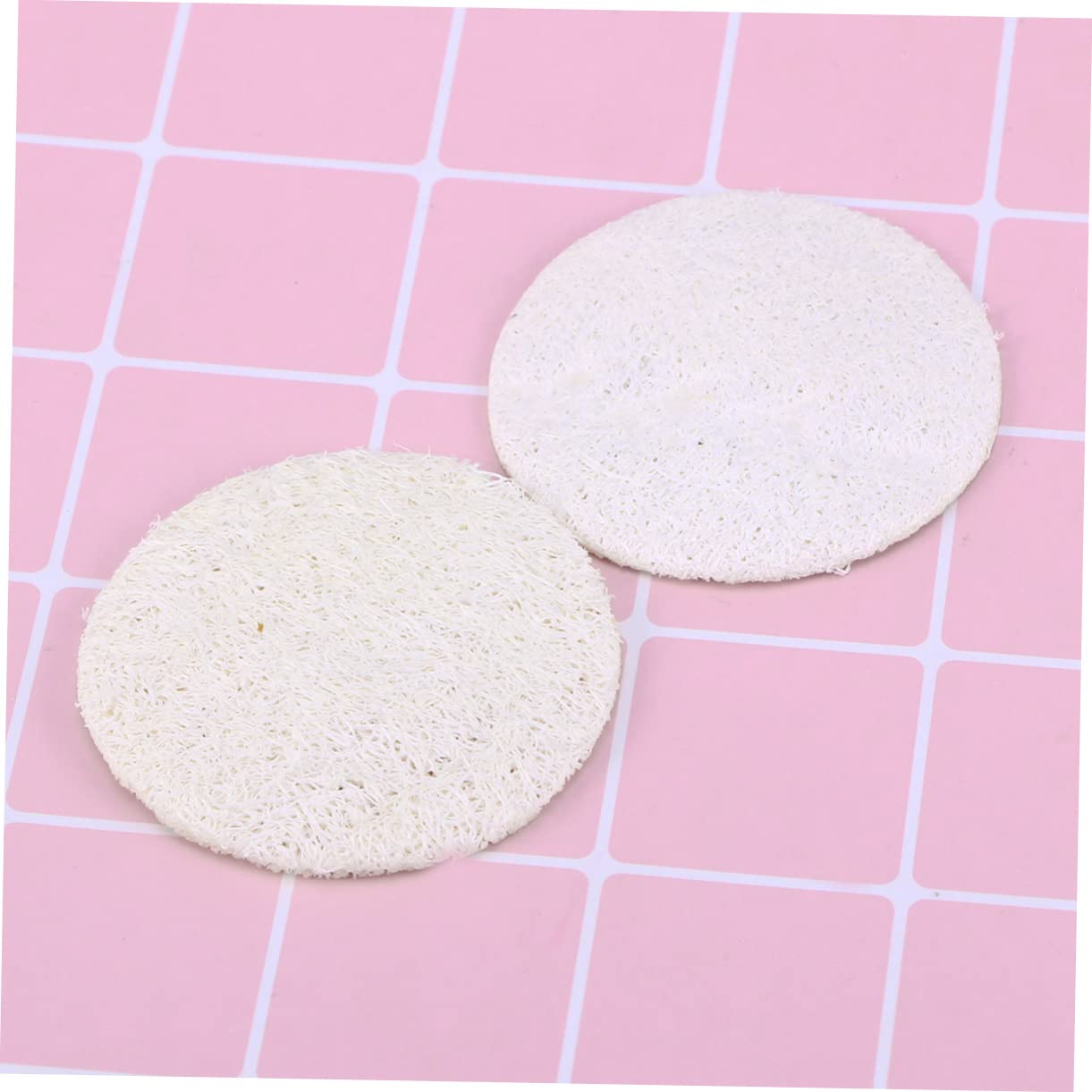 FOMIYES 500piezas Esponjas Exfoliantes De Loofah Para Desmaquillar Reutilizables Para Cuidado Facial y Corporal Limpieza y Efectiva