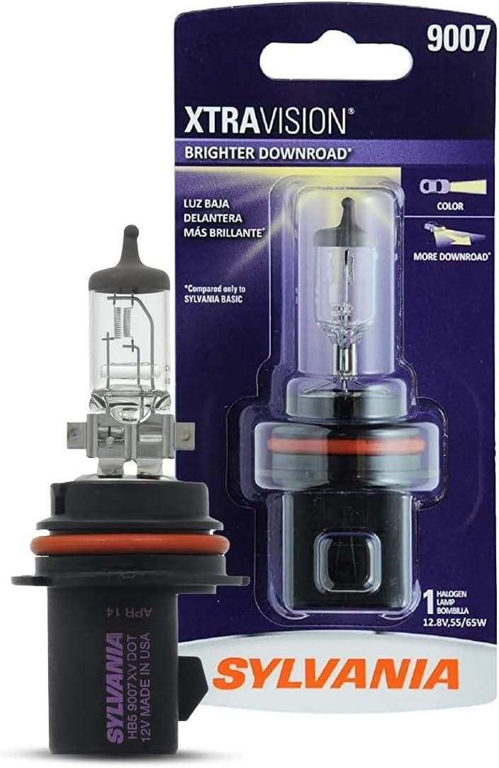 9007 XtraVision - High Performance Halogen Headlight Bulb, High Beam, Low Beam and Fog Replacement Bulb (Contains 1 Bulb)