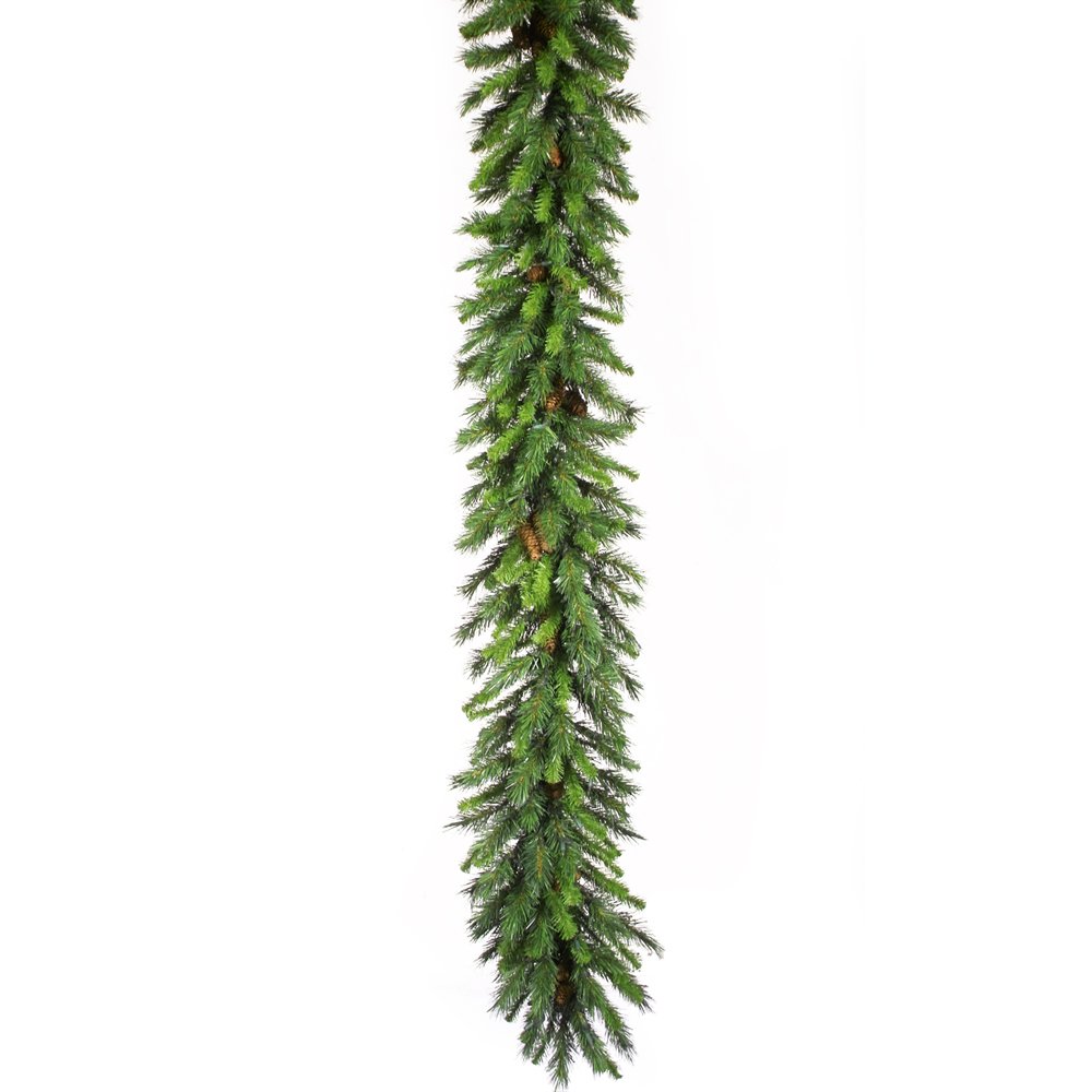 Vickerman 04096 - 9' x 12" Cheyenne Pine with 30 Pine Cones Christmas Garland (A800911)
