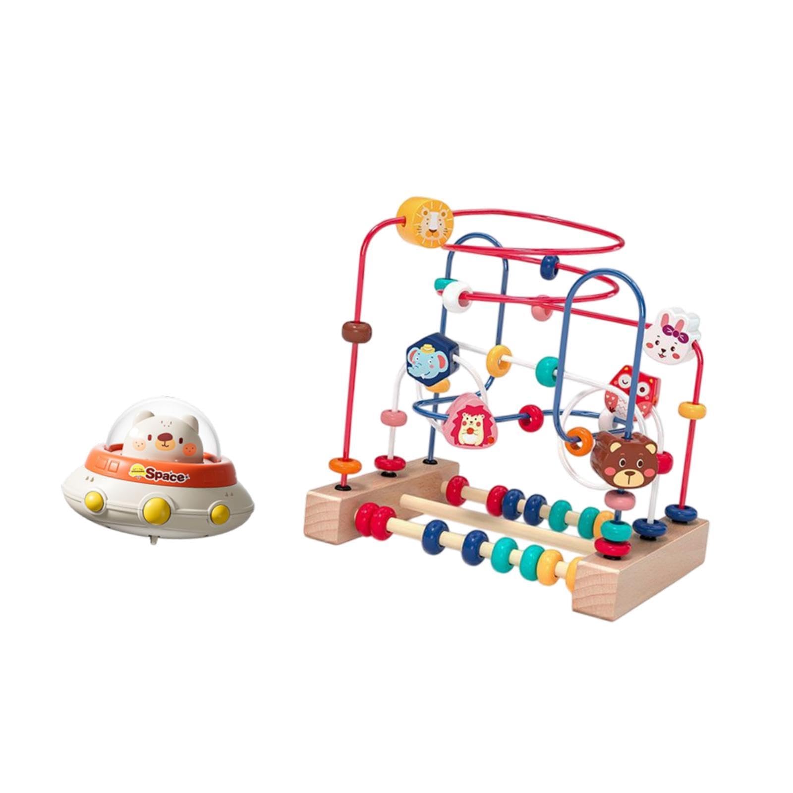 Amazon.co.jp: JunZheHub 未就学児向けの教育ビーズ迷路の