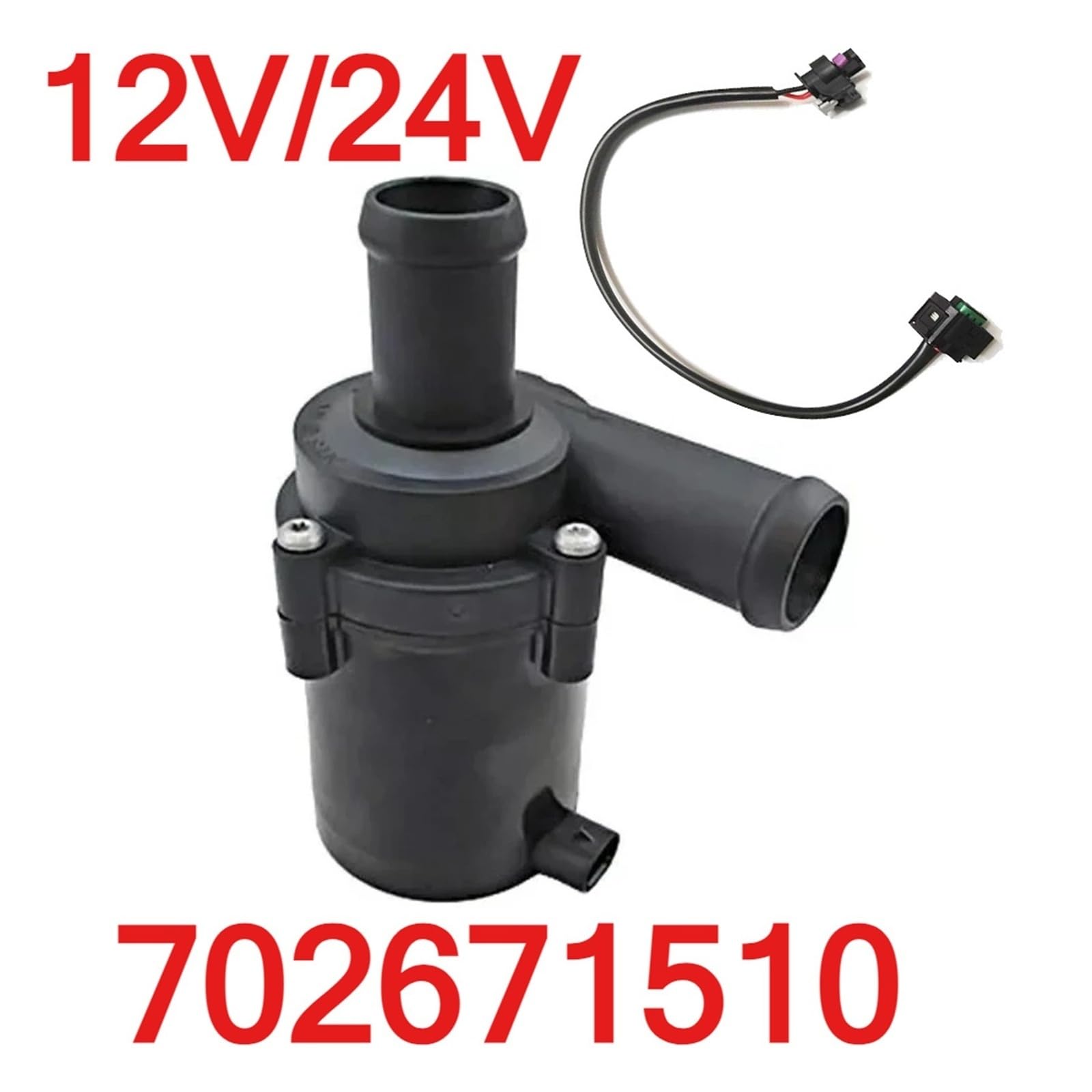 Pompe À Eau Auxiliaire Électrique Supplémentaire Pour Refroidissement Du Moteur De Voiture, 12/24V 702671510 9018174A 702671290 55338 AF12079 Pompe à eau liquide refroidissement