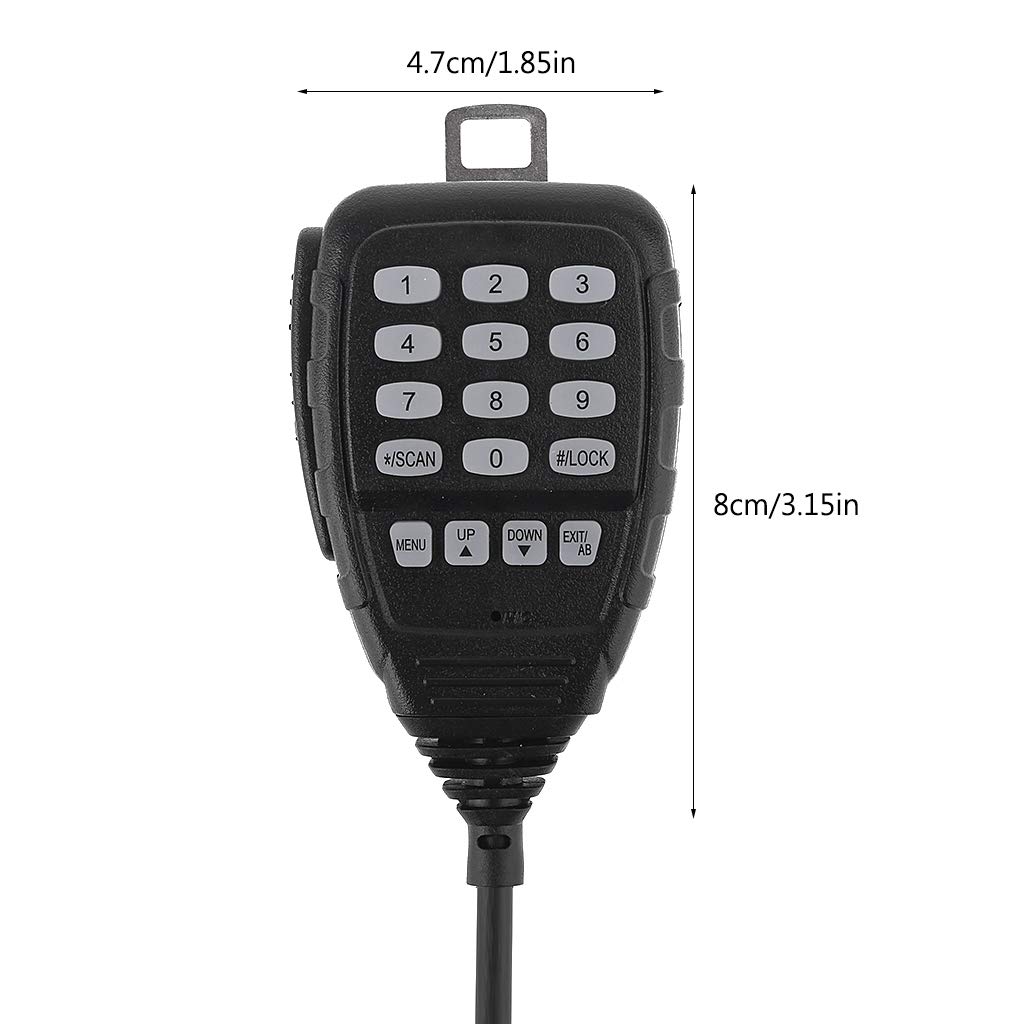 DTMF Haut-parleur microphone pour radio mobile QYT KT-8900D KT-8900 KT-7900D Mini-9800
