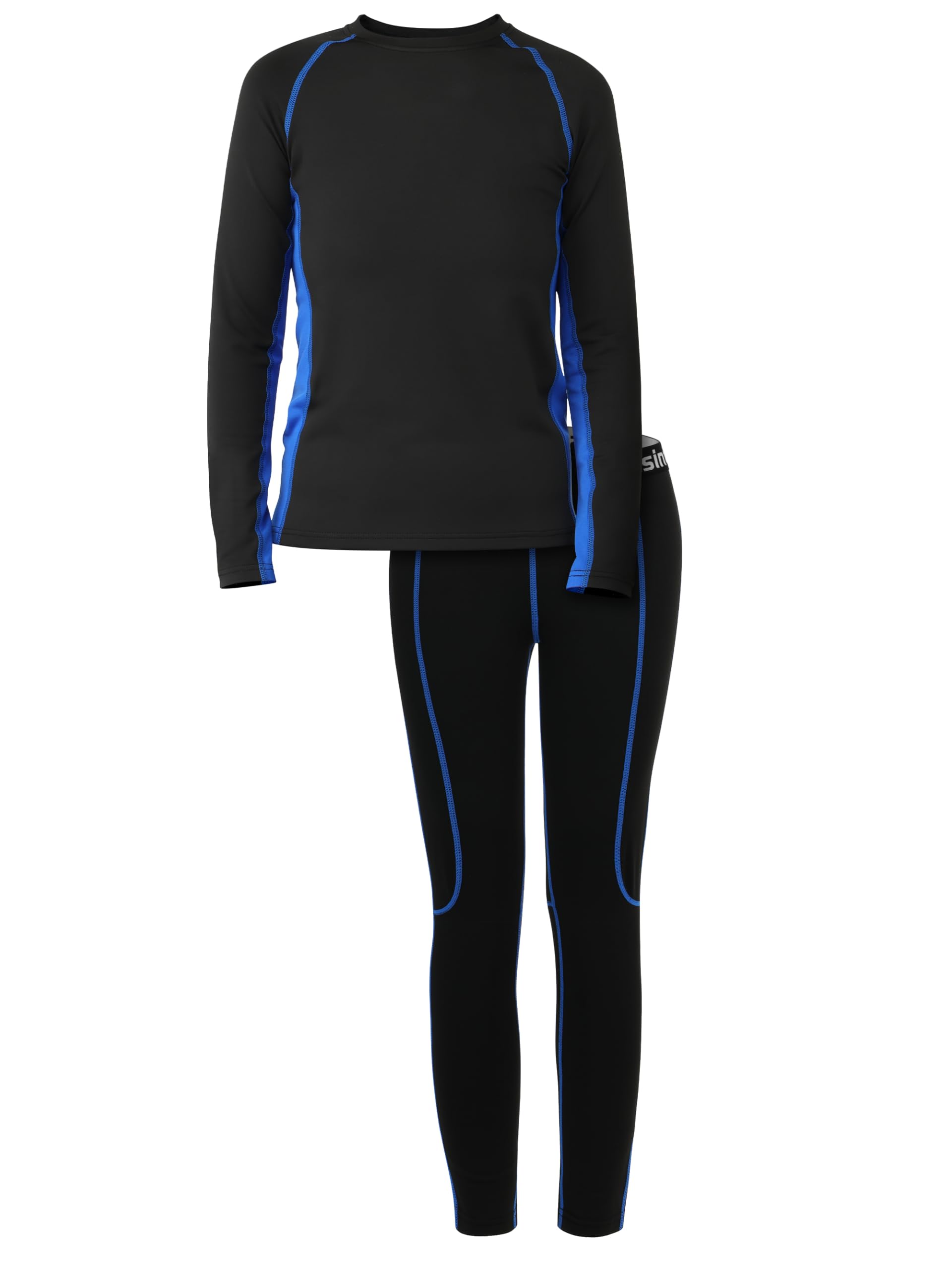 Ruisita Sous-vêtements thermiques de ski pour enfants - Sous-vêtements fonctionnels de sport - Pour garçons et filles - Respirants - Sous-vêtements thermiques - Sous-vêtements d'hiver - Pantalon