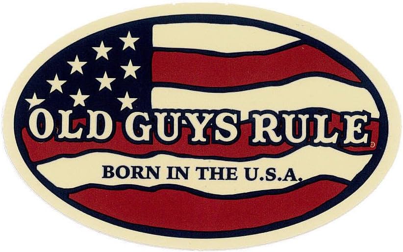 2 Pieces Set | Old Guys Rules | Hard Hat Sticker | Decal | Helmet Label Rude Funny