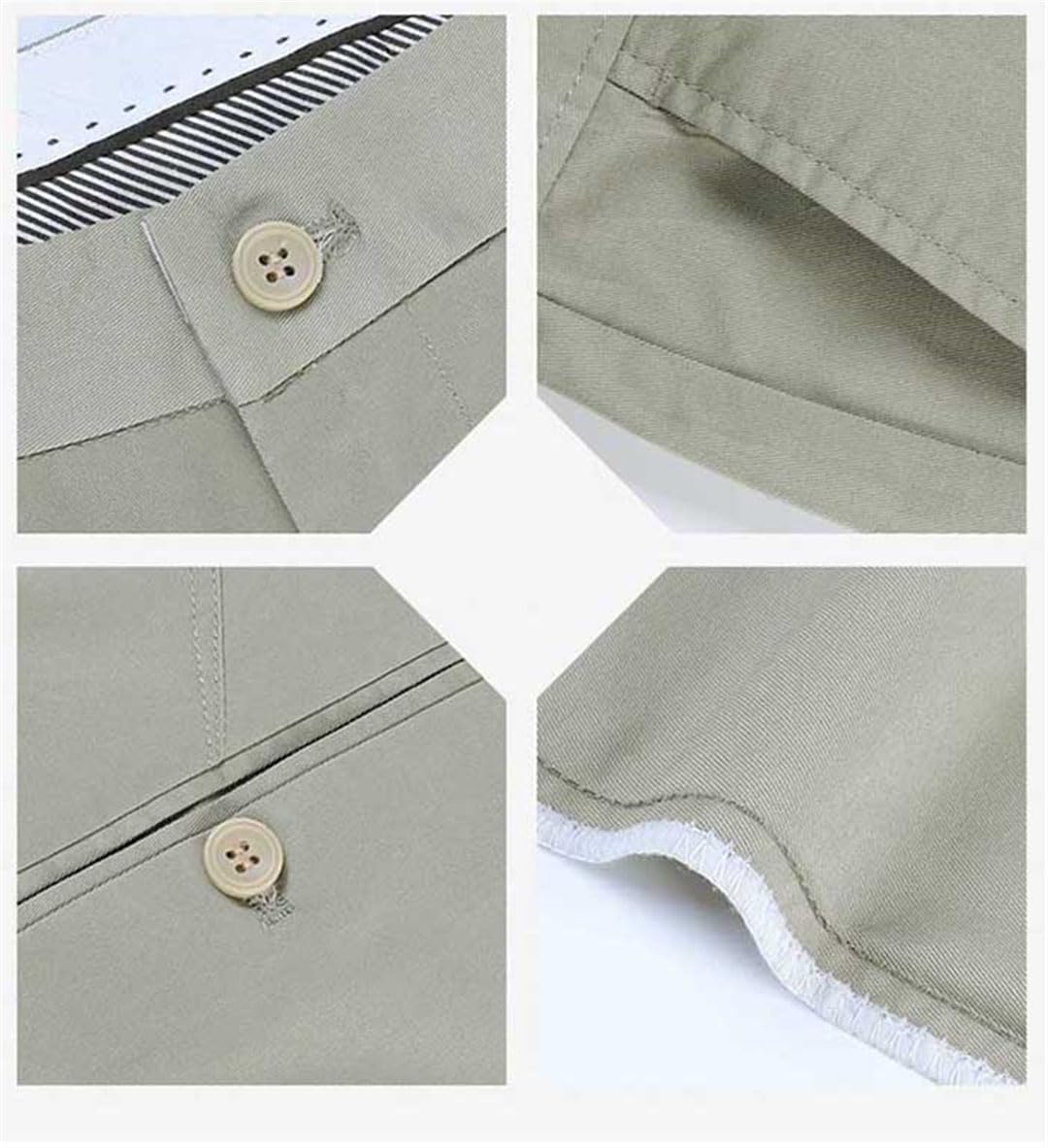 Vogrtcc Pantaloni Dritti Casual da Uomo Affari di Nozze da Ufficio Sciolti