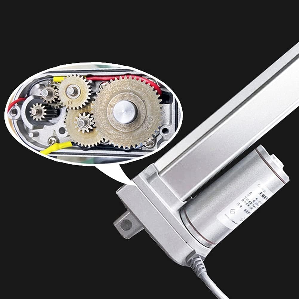 Siłownik Liniowy Dc 12v Elektryczny Silnik Podnośnika 400mm Skok 5mm/s 2000n Max, 400mm, 50mm/s-300N(30KG)