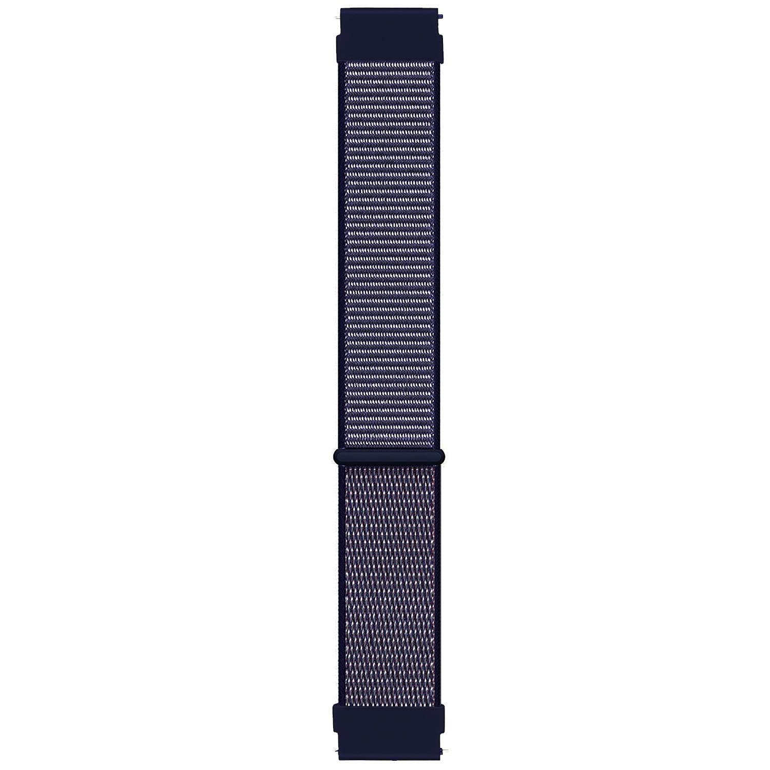 Microsonic Huawei Watch GT2 42mm için Hasırlı Kordon Woven Sport Loop Mor [Watch GT2 42mm ile Uyumlu Kordon - Mor]