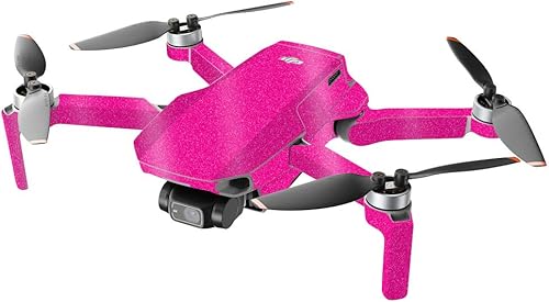 Miniatura 7 de MightySkins Glitter brillante compatible con DJI Mini 2 Dron portátil  Verde azulado sólido  Acabado de purpurina protector, duradero de alto brillo