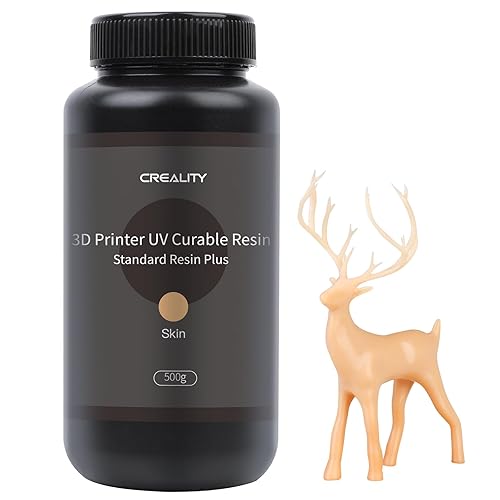 Creality Resina de impresora 3D de 405 nm, resina de curado UV, resina estándar Plus con alta precisión, bajo olor, secado rápido, resina de