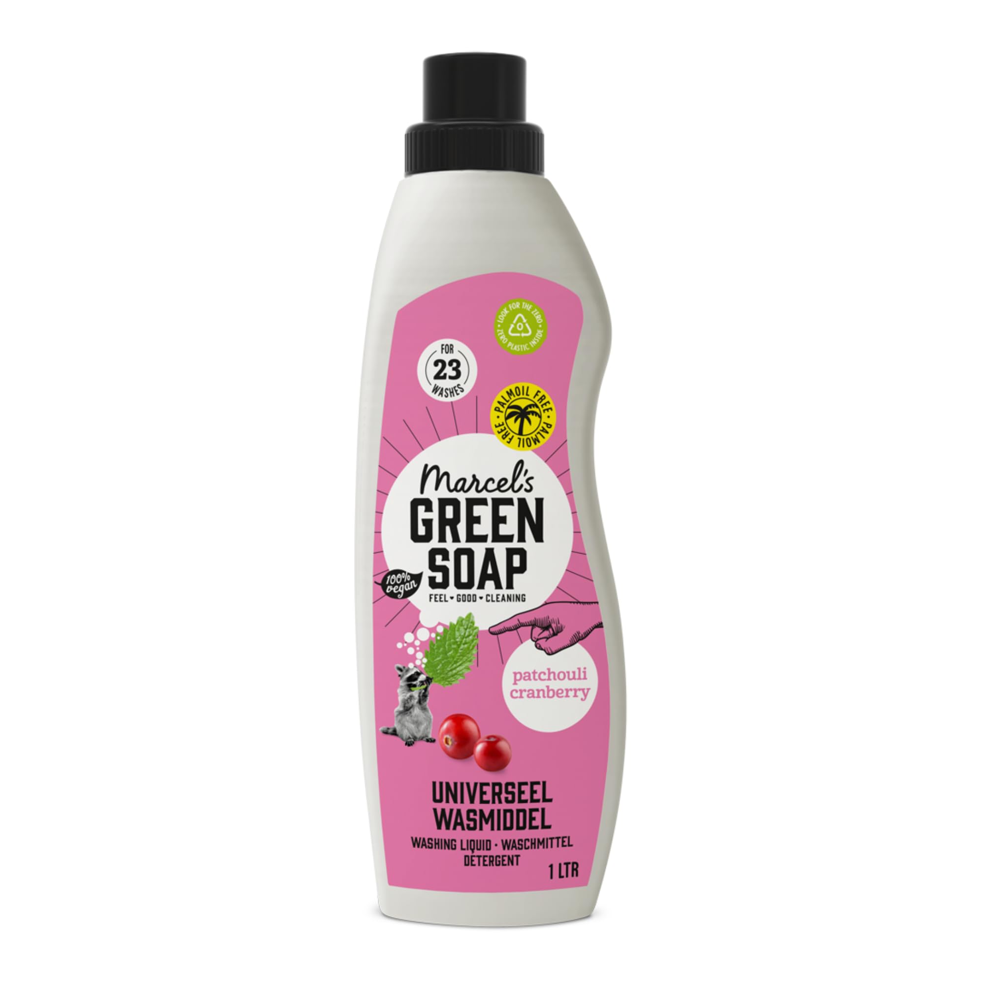 Marcel's Green Soap Laundry Liquid Patchouli & Cranberry