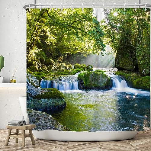 ASDCXZ Scenic Shower Curtain 180x200 cm