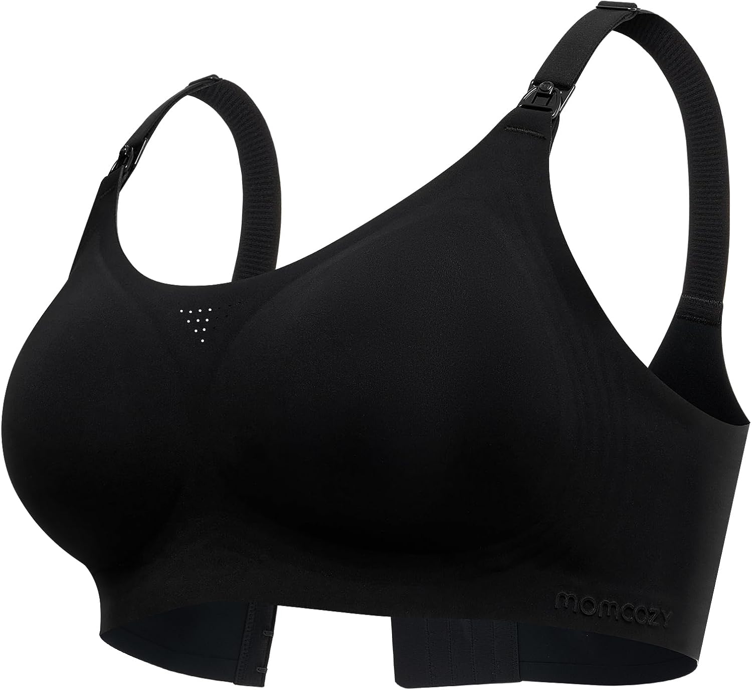 Momcozy Nursing Bras for Breastfeeding, FB016 Jelly Strip Support Comfort Maternity Bra, Full-Coverage Seamless Wireless Bra