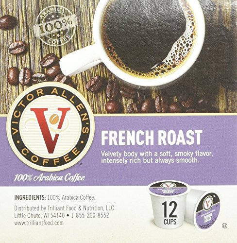 Image of Victor Allen's Coffee 72 Count Single serve cups for Keurig K-Cup Brewers (French Roast)