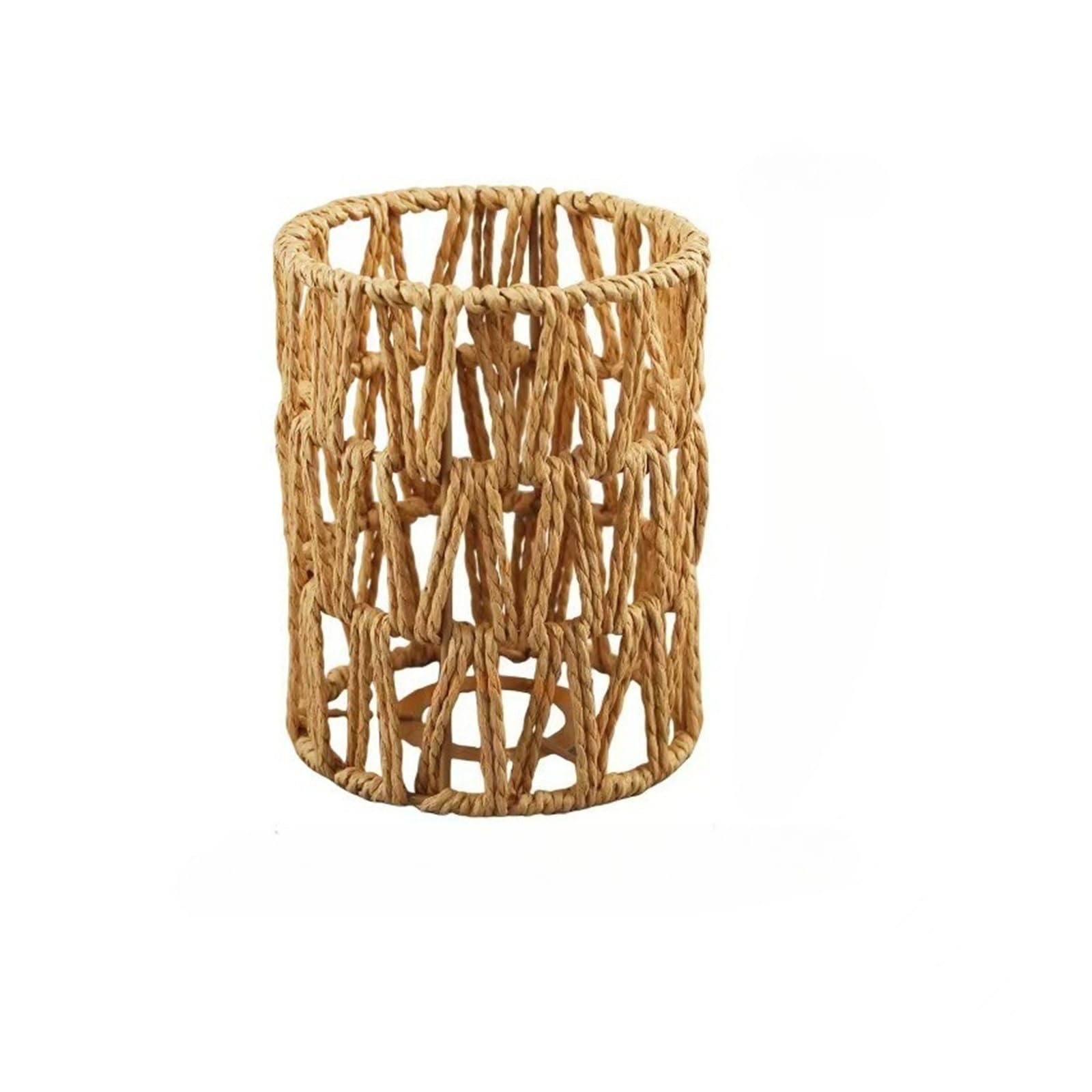 Luxemetals 1Pc Brown 1Pcs Hand Woven Paper Rope Pendant Lamp Shade