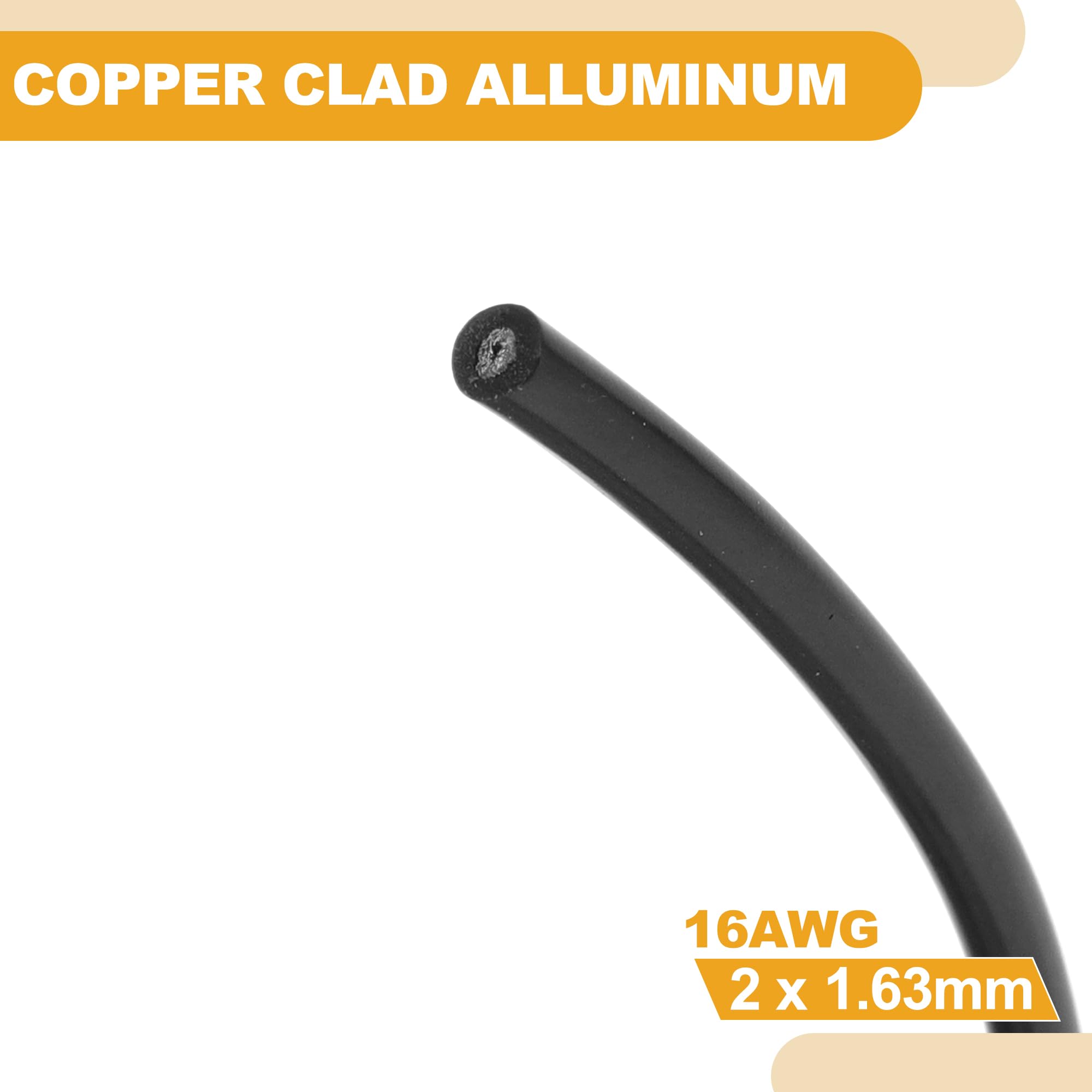 Fil De Masses 1 Pièce 16AWG Gaine Isolée pour Voiture Autoradio