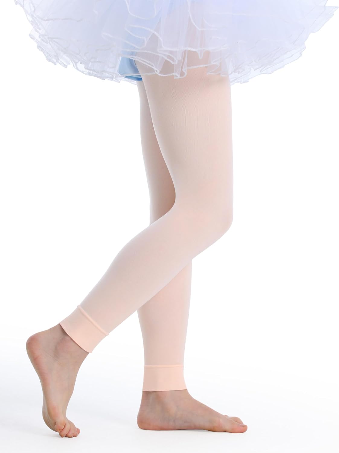Girls Footless Tights for Dance Ballet Ultra Soft Leggings for Toddler Gymnastics Students Children Stockings