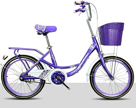 Amazon Co Jp Wff 子供用自転車 キッズバイク 子供用自転車16 インチ男の子と女の子のサイクリング 2 11歳の子供に最適ピンク パープル グリーン ディープピンク 屋外自転車 Color Purple Size 16in ファッション