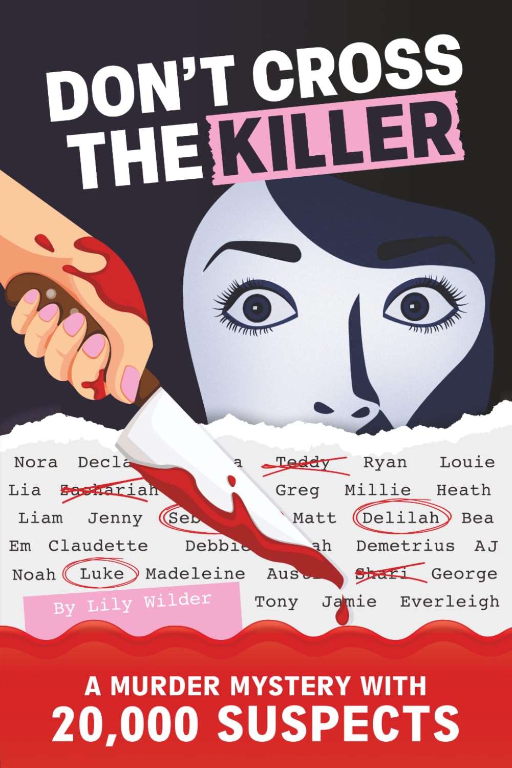 Don't Cross the Killer: The 20,000 Suspect Murder Mystery Puzzle Where You Find the Killer