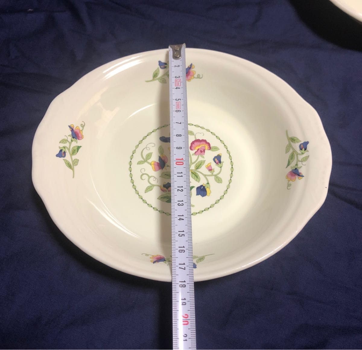 Amazon | 昭和レトロ 皿 プレート カレー皿 花模様 5枚セット 日本製 