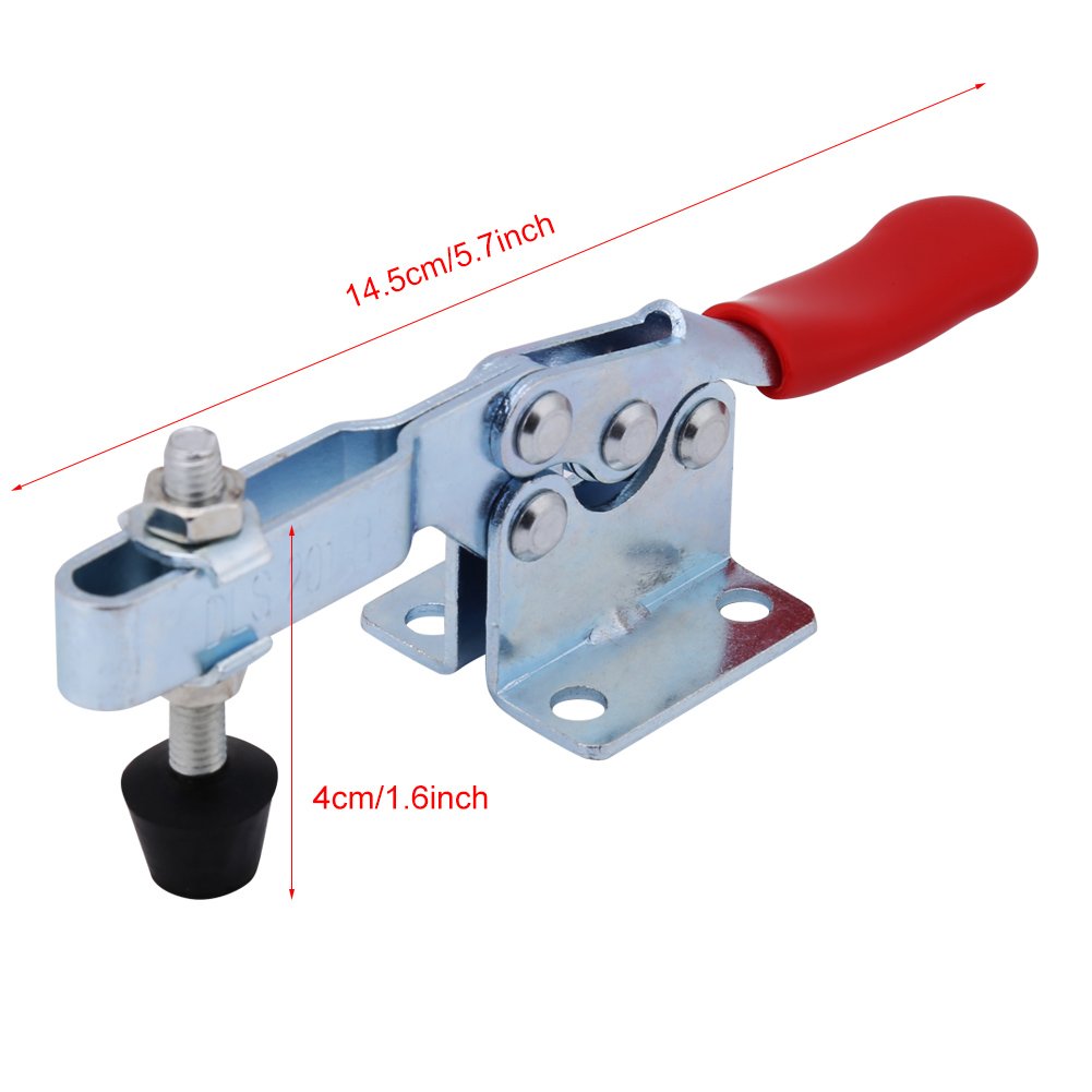 4pcs Hand Tool Toggle Clamp 201B Horizontal Clamp 201 B Arrow Storage Case Tool Hand Toggle ClampQuick Releas Design and Maximum C