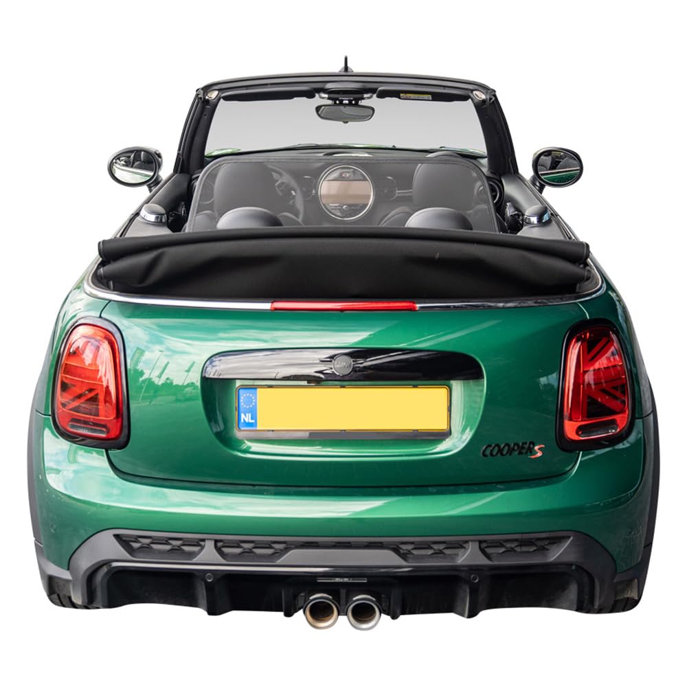 Aperta Windschott passend für Mini Cooper Cabrio (2015-2024) F57 - Ohne Bohren - 100% Passgenau OEM Qualität Schwarz Windstop Windabweiser