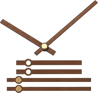 Replacement Clock Hands Kit, 3 Set Wooden Clock Mechanism Movement Wall Clock Hands Parts Replacement for 10 Inch Wall Clock Repair DIY Home Art Decor, E1