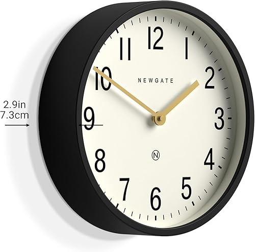 Miniatura 4 de NEWGATE Master Edwards - Reloj de pared, reloj de cocina, reloj de sala de estar, reloj de oficina, reloj redondo, reloj retro, reloj de diseñador,