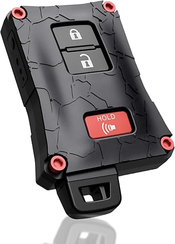 Vista 17 de Carcasa para llavero de automóvil, accesorio solo compatible con control remoto de vehículo sin llave, hecha en los Estados Unidos