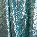 New! 1 Yard Full Embroider Shiny Sequin Pine Aqua Blue Fabric Material "50" wide