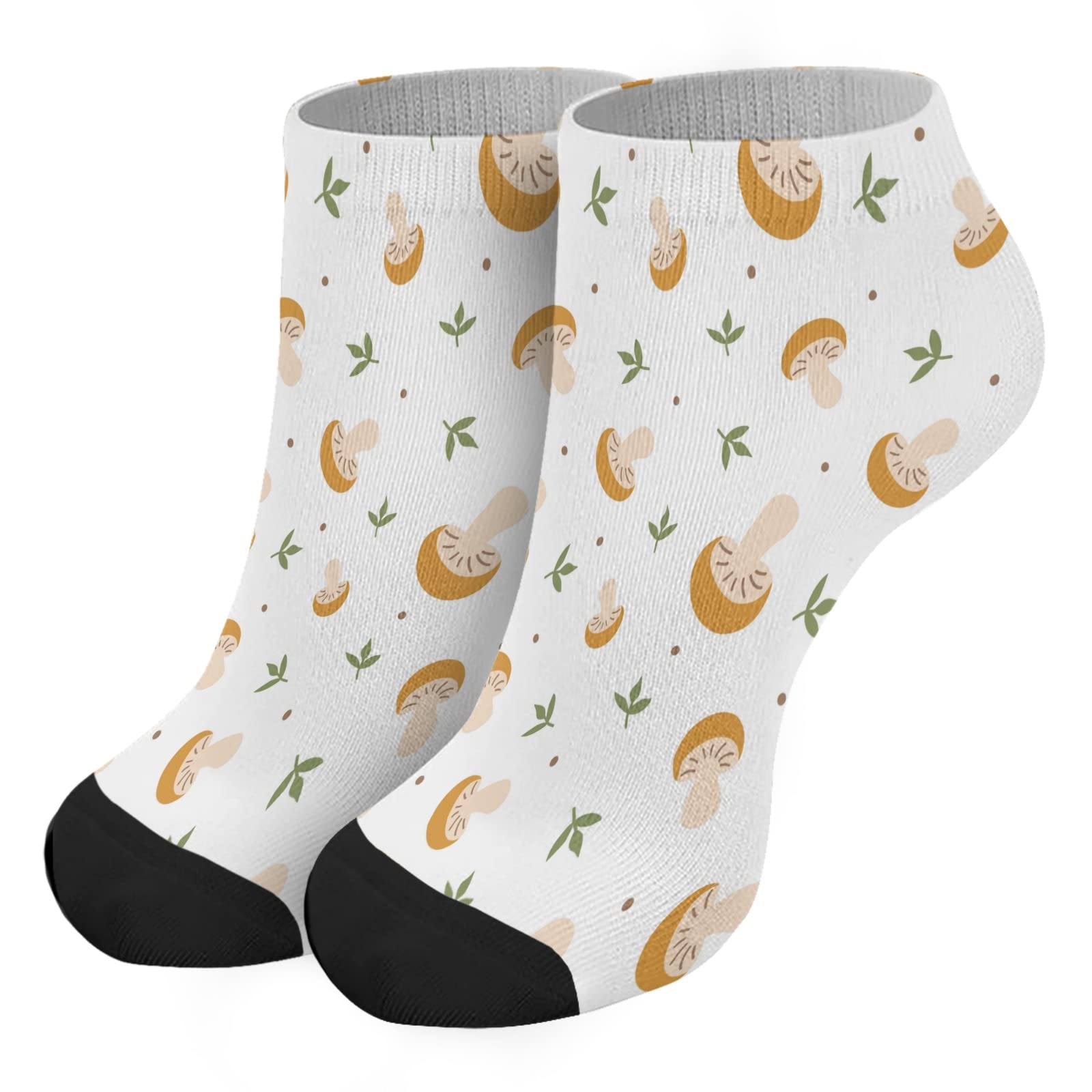 devorCotton Socks for Women Dress Sock Men Casual Socks Cute Cute Mushrooms Funny Mushrooms Magic Mushrooms Plant Forest Mid Crew Sock for Women