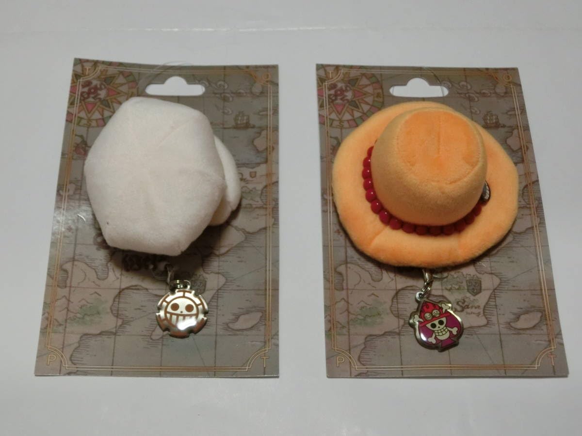 ONE PIECE 東京ワンピースタワー限定 エース 帽子 Amazon.co.jp: ONE PIECE 帽子マスコットピン チャーム付き 2種セット
